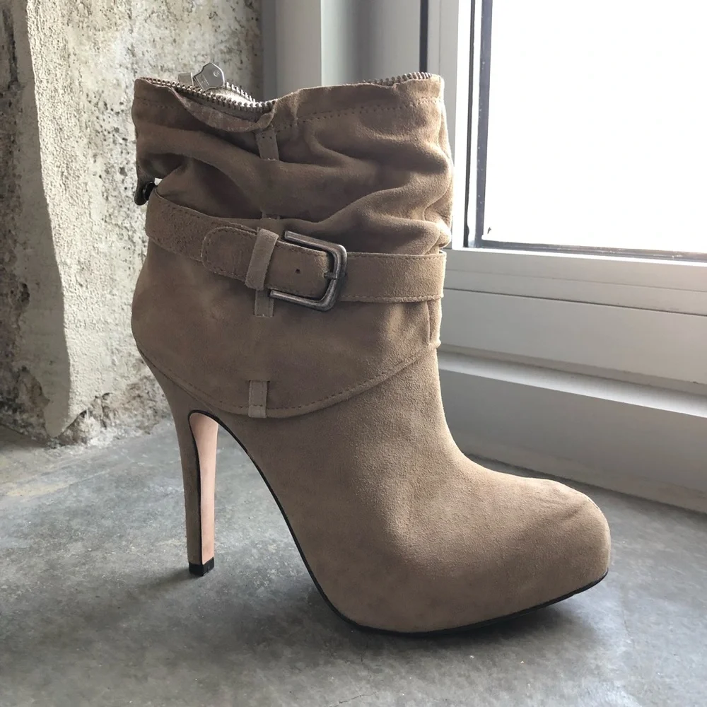 NEW Creative Recreation - Knee-High Taupe Boots - Picture 4 of 7